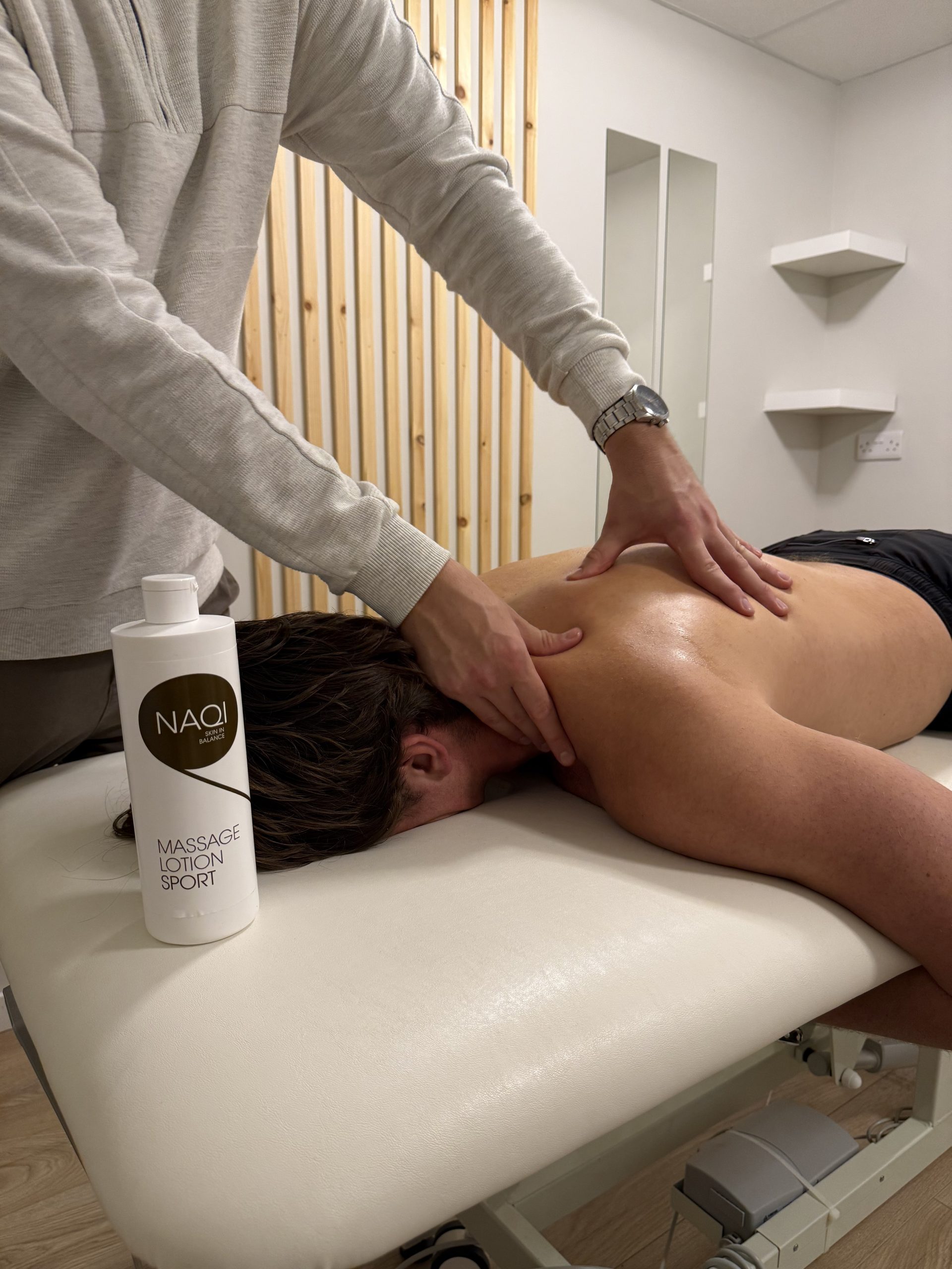 Sports massage treatment at The Physio Dorset